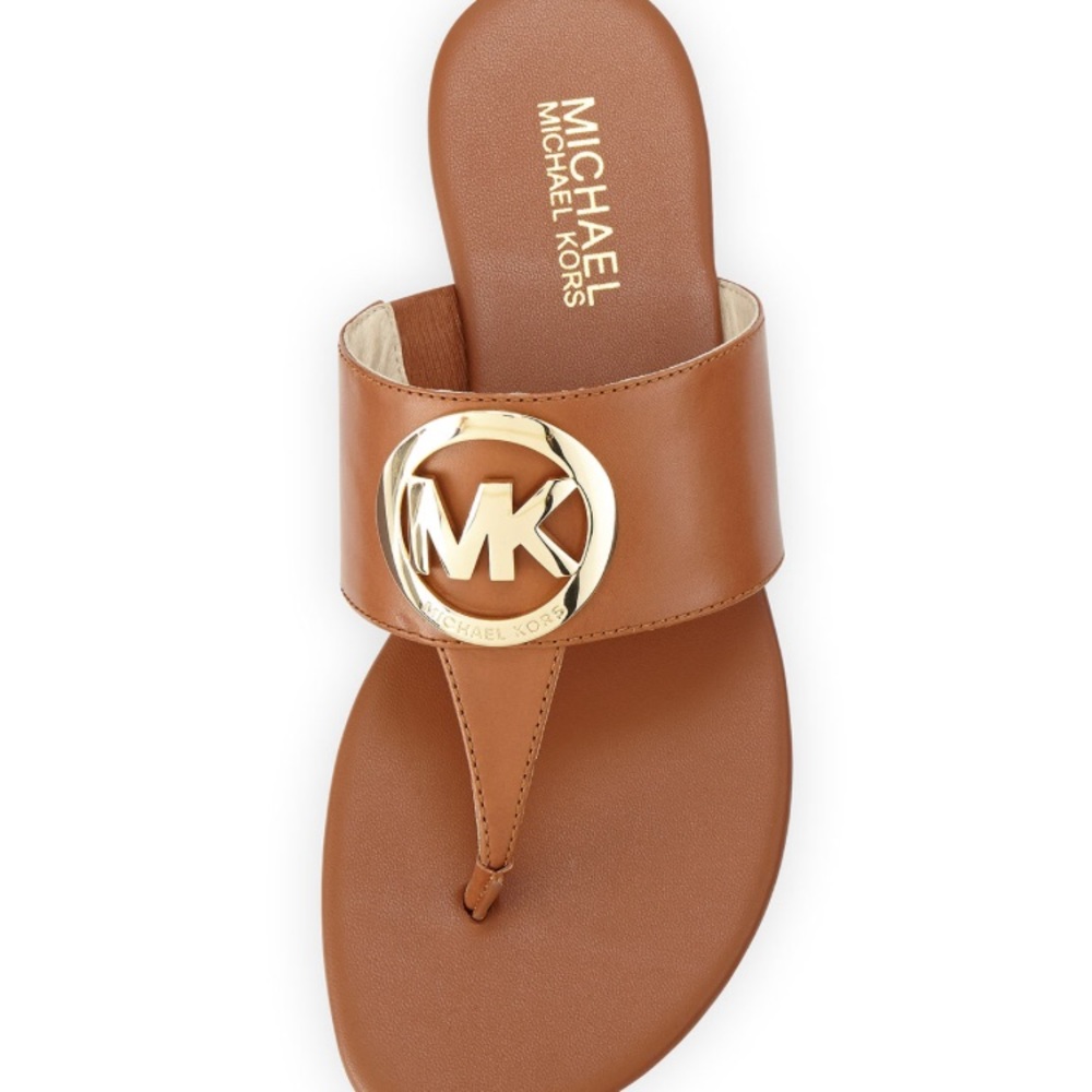 NWT Michael Kors tan sandals Racquel size 7 / 7.5